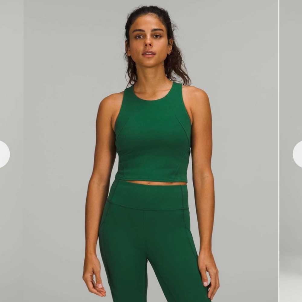 Lululemon Invigorate Training Tank Top Everglade Green